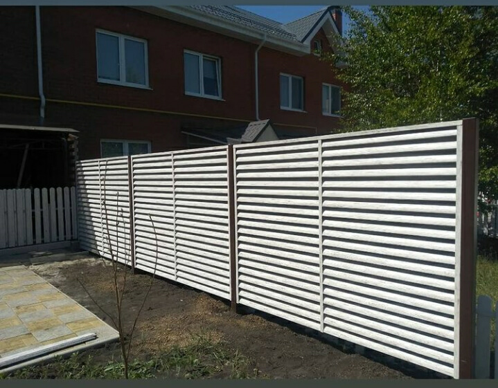 Забор-жалюзи 75м Беленый дуб фото7 в Тольятти