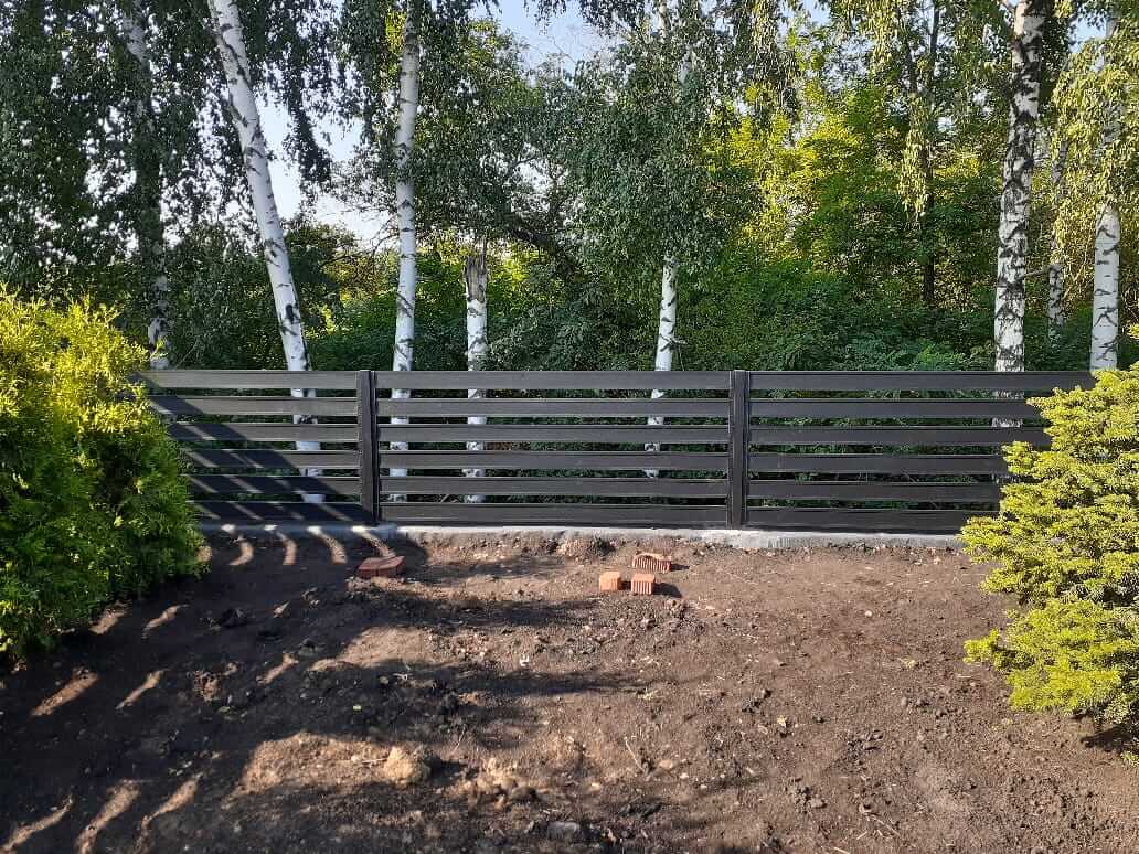 Забор-ранчо из металлопланкена 48м RAL9005 Черный МАТТЕ в Тольятти